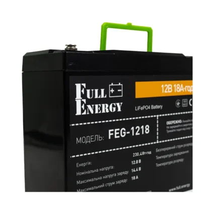 Акумулятор LiFePO4 12.8В 18А·год 230 Вт·год Full Energy FEG-1218 orange для ДБЖ