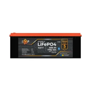 Акумулятор LP LiFePO4 12,8V - 608 Ah (7782Wh) (BMS 200A/200А) пластик Smart BT
