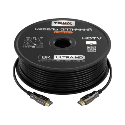 Кабель HDMI V2.1 оптичний 60м Trinix (AOC-HDMI8k-60m)