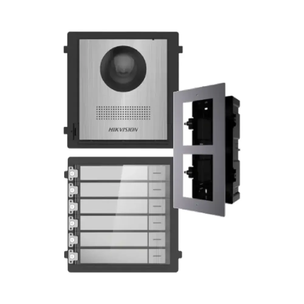 Hikvision 115979 DS-KD8003-IME1NS + DS-KD-ACF2/Plastic + DS-KD-KK/S Комплект модулів Hikvision