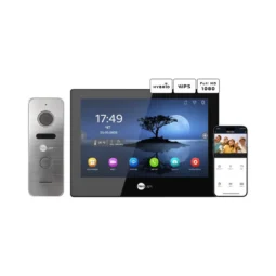 Neolight ALPHA Hybrid Black + PRIME FHD Silver з кутком Комплект відеодомофону