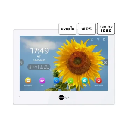 Neolight ALPHA Hybrid + OPTIMA IPW Black Комплект відеодомофону