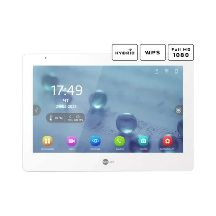Neolight MEZZO Hybrid + SOLO IPW Graphite з кутком, PoE адаптер для панелі виклику Комплект відеодомофону