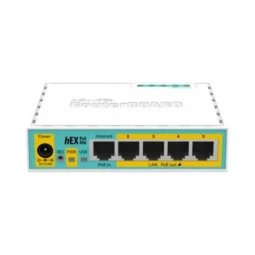 MikroTik hEX PoE lite (RB750UPr2) 5-портовий маршрутизатор