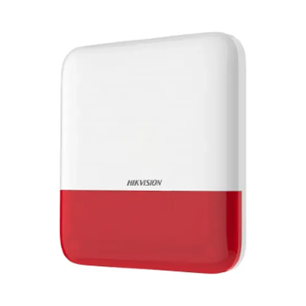 DS-PS1-E-WE-Red Бездротова зовнішня сирена (червона) Hikvision 24440 DS-PS1-E-WE-Red Бездротова зовнішня сирена (червона)
