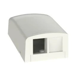 Розетка зовнішня для 2-х модулів KeyStone, без модулів, біла, Panduit NetKey