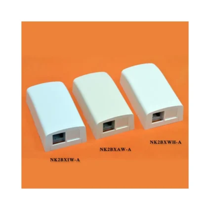 Розетка зовнішня для 2-х модулів KeyStone, без модулів, біла, Panduit NetKey