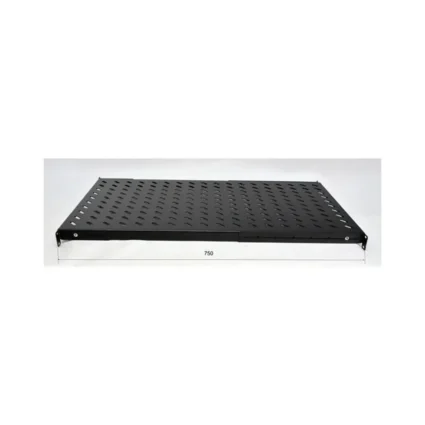 Полиця 19" 4 точки кріпл., 750мм глиб., перфорована