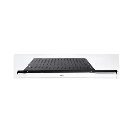 Полиця 19" 4 точки кріпл., 750мм глиб., перфорована