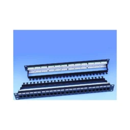 Патч-панель 19" 24xRJ-45 UTP, кат. 6, dual type, із заднім організатором, EPNew