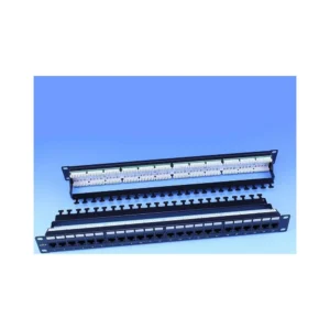 Патч-панель 19" 24xRJ-45 UTP, кат. 6, dual type, із заднім організатором, EPNew