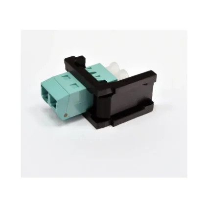 Модуль LANS LC Duplex MM Aqua (OM3/4), з шторками, Corning