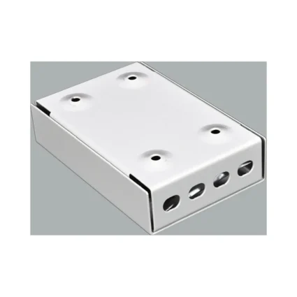Міні-бокс для ВО адаптерів, (120х80х28мм) 4 FC/ST, сірий CMS