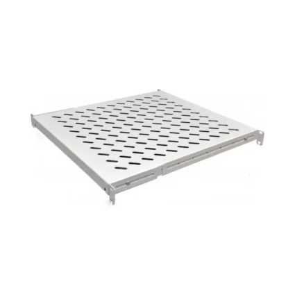 Полиця 19" 4 точки кріпл., 550мм глиб., перфорована