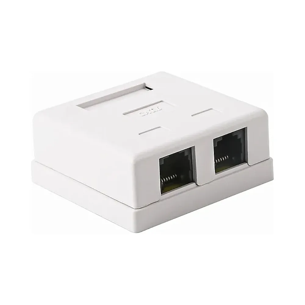 6bx-u2wha6 Розетка зовнішня 2хUTP, кат. 6, RJ45, EPNew