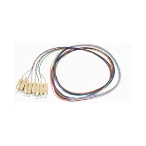 Набір кольорових пігтейлів SC/UPC 1.5 м, MM (OM3), Easy strip, для 8 волокон
