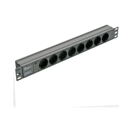 Блок 19" на 8 роз. нім. станд., 10А, 1U, без шнура