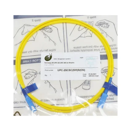Патчкорд SC/UPC-SC/UPC SM 1.5м Simplex Slim