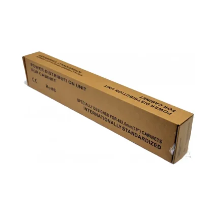 Блок 19" на 8 роз. С13, 10А, з індикат., без шнура, чорний, 1U, Kingda