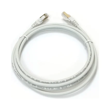 Патч-корд мідний S/FTP кат. 6A, 26AWG, 5.0 м, LSZH, сірий, EPNew