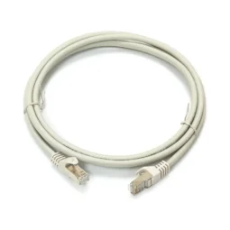 Патч-корд S/FTP, 0.5 м, кат. 6А, сірий, LW