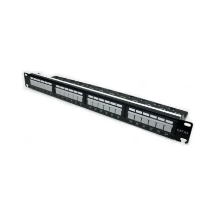 Патч-панель 19" 24xRJ-45 UTP, кат. 6А, із заднім організатором