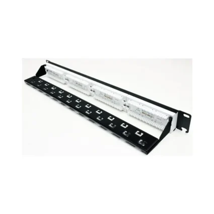 Патч-панель 19" 24xRJ-45 UTP, кат. 6А, із заднім організатором