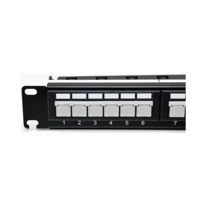 Патч-панель 19" 24xRJ-45 UTP, кат. 6А, із заднім організатором