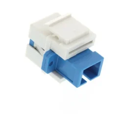 Адаптер SC/SC SM Simplex KeySone, LW, білий