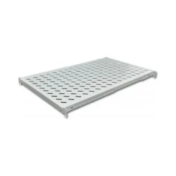 Полка 19" 4 точки кріпл. ,950мм глиб., перфорована , сталь , 2 мм , сіра