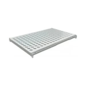 Полка 19" 4 точки кріпл. ,950мм глиб., перфорована , сталь , 2 мм , сіра