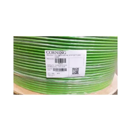 Кабель S/FTP23 4P VOL-10SFL, кат. 7, LSOH (Dca), зелений, 1000 м, Corning