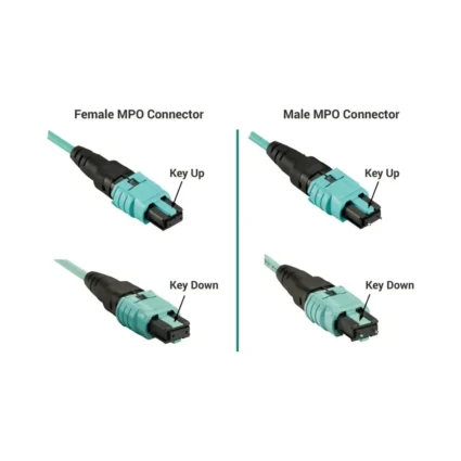 Патчкорд 8 волокон MPO(F)-MPO(F) MM (G50-OM3) 30м