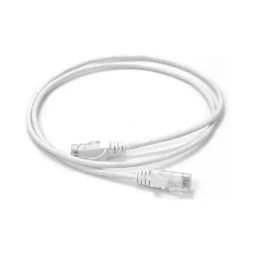 Патч-корд кат. 6, 26AWG Slim, D4мм, RJ45-RJ45, білий, 1 м, U/UTP, LSZH, Corning