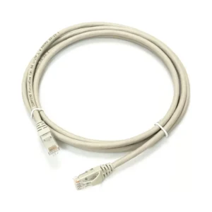 Патч-корд кат. 6A, 24AWG, RJ45-RJ45, сірий, 3 м, U/UTP, LSZH, Corning