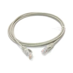 Патч-корд кат. 5е, 26AWG Slim, D4мм, RJ45-RJ45, сірий, 3 м, U/UTP, LSZH, Corning