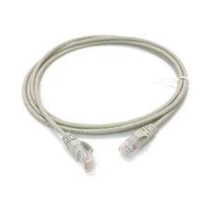Патч-корд кат. 5е, 26AWG Slim, D4мм, RJ45-RJ45, сірий, 3 м, U/UTP, LSZH, Corning