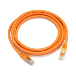 Патч-корд S/FTP, 2 м, кат. 6А, помаранчевий, LW