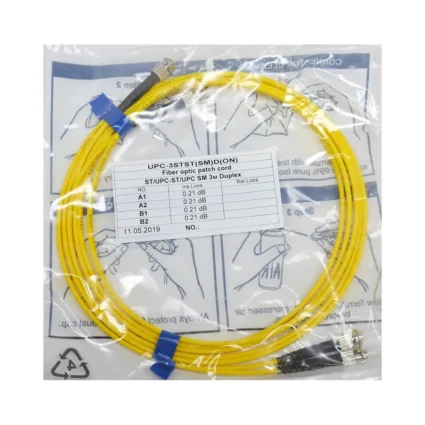 Патчкорд ST/UPC-ST/UPC SM, 10 м, Duplex