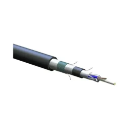 ВО кабель універс., U-DQ(ZN)H(SR)H 1x12 E9 OS2 LT 2.3, політуб, гофр. броня, в подвійній оболонці, LSZH/FRNC (Eca)