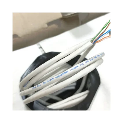 Кабель U/UTP кат. 5E, 24AWG, обол. PVC(Eca), 305 м, білий