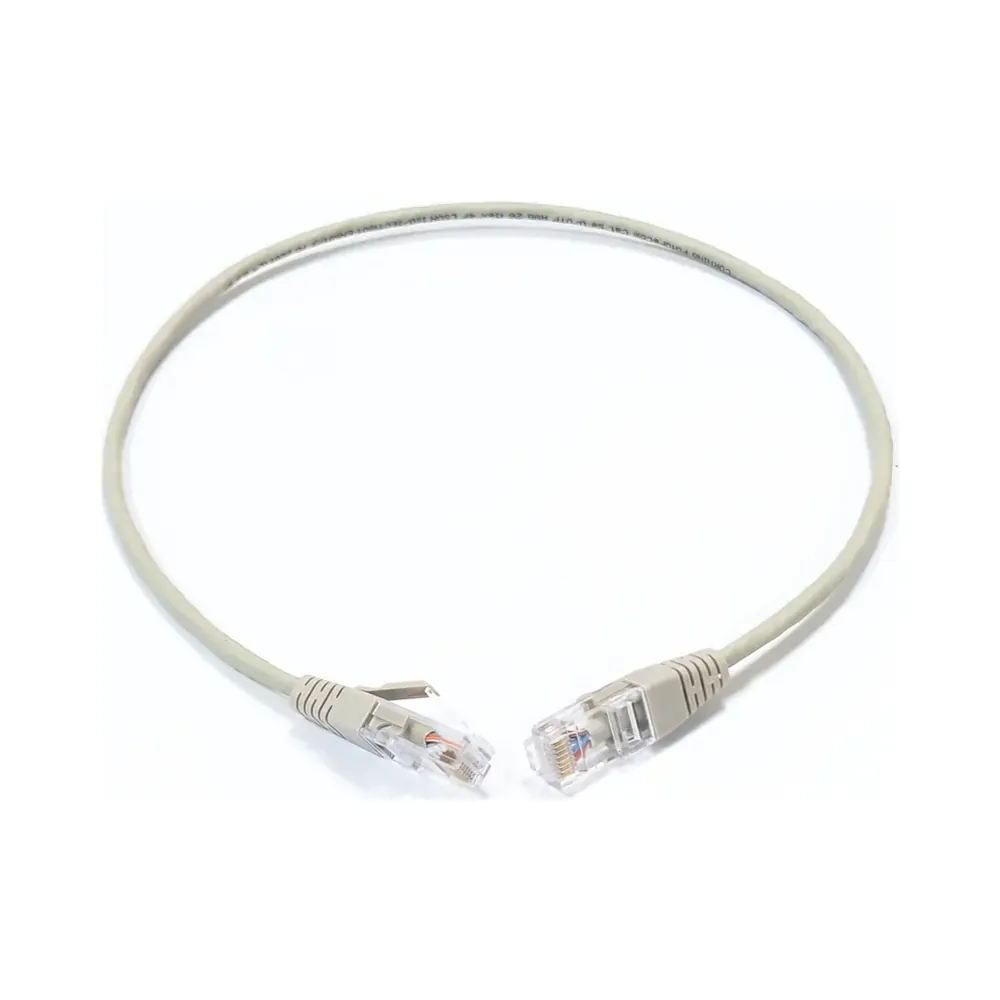ccadge-b1002-a005-c0 Патч-корд кат. 5е, 26AWG, RJ45-RJ45, сірий, 0.5 м, U/UTP, LSZH, Corning