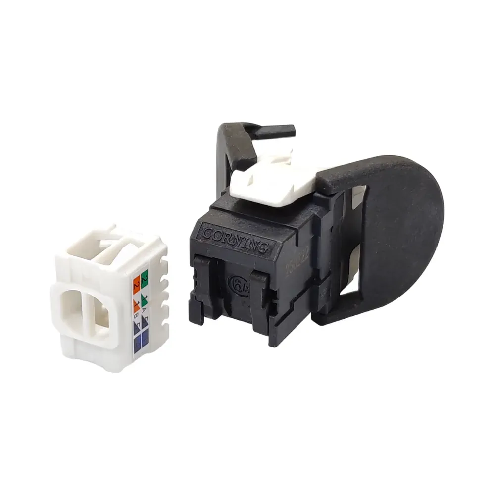 xf500006390 Модуль Keystone UTP RJ45 кат. 6А, чорний, Corning