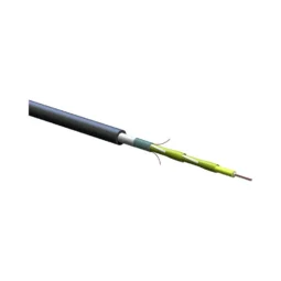 ВО кабель універсальний U-DQ(ZN)(SR)H 1x8 E9 SMF-28e+® ITU G652.D CT 3.0, гофр. броня, LSZH/FRNC