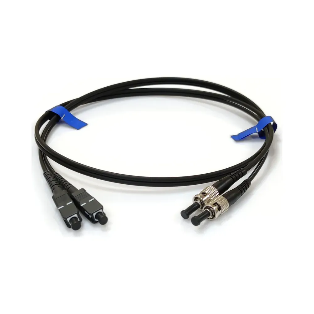 stscmmdonbk Патчкорд ST/UPC-SC/UPC MM (G50-OM3) 0.5м чорний Duplex
