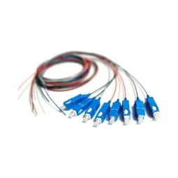 Набір кольорових пігтейлів SC/UPC 1.5 м, SM, Easy strip, для 8 волокон