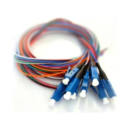 Набір кольорових пігтейлів LC/UPC 1.5 м, SM, Easy strip, для 8 волокон.