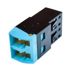 Адаптер LC Duplex із шторками, OM3/OM4 для панелі LAN1, aqua, Corning
