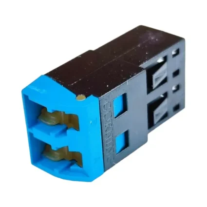 Адаптер LC Duplex із шторками, SM для панелі LAN1, blue, Corning