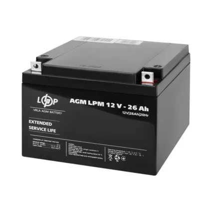 Акумулятор AGM LPM 12V - 26 Ah